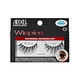 ARDELL Professional Wispies 113 - Wimpern aus Echthaar, schwarz, black (ohne Wimpernkleber) ultraleicht, flexibel und wiederverwendbar, 2 Stück (1er Pack)