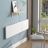 Wandmontierter Klapptisch – Massivholz-Tisch für Büro, Küche, Waschküche, Schlafzimmer, platzsparende Werkbank, herunterklappbarer schwebender Tisch (100*)