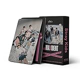 Kpop Stray Kids MAXIDENT Album Lomo Cards 55PCs, MAXIDENT Album Photo, Fotokarte Stray Kids Fotokarten-Set Fangeschenk