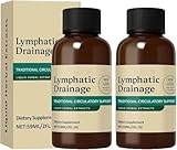 NutriMuse Lymphdrainage-Tropfen, PurezaDrops Lymph-Detox-Öl, Reduziert Schwellungen im Gesicht und am Körper auf natürliche Weise, Reinigt das Lymphsystem für Frauen und Männer (2PCS)