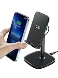 INIU Wireless Charger, 15W Induktive Ladestation Qi-Zertifiziert Schnelles Kabelloses Ladegerät Handy handyhalterung für iPhone 16 15 14 13 12 Pro Max Xr Xs Samsung Galaxy S22 S21 Google Pixel LG