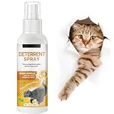 Katzenabwehrspray, 120 ml Natürlich Effektiv Hundeabwehrspray, Kratzschutz Katze Hund Katzenschreck Anti Katzen Spray für Innen und AuBen, Cat Repellent Spray
