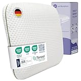 Wolkenfeld Kinderkissen 60x40x6 für Kinder ab 2 Jahren – Weiches und Atmungsaktives Kinderkopfkissen für einen sicheren Schlaf – Natürliches Memory Foam Oeko-TEX – Hypoallergene Tencel-Faserbezug