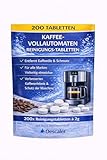 Reinigungstabletten für Kaffeevollautomaten Beutel, 200 Tabletten, Für alle Marken, Entfernt Kaffeeöle und Schmutz
