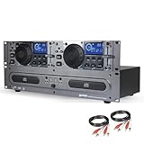 Gemini CDX Series CDX-2250i Professional Audio DJ Equipment Multimedia CD Media Player with Audio CD, CD-R, and MP3 Compatible with USB Input,Multicolored