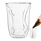 Schnapsgläser in Körperform, transparente Bierbecher, Likörgläser, weibliche Form, Whisky-Shooter, klare Mini-Bar-Gläser für Cocktail-Mixing, Erwachsenen-Events, lustige Hausbar-Dekoration