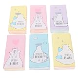 Gogogmee 12 Packungen Bunte Papierservietten mit Niedlichem Cartoon motiv Weiche Zellstoffqualität Saugstark und Tragbar für Partys Geburtstage Tägliche Verwendung und Stilvolle