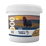 Happy Horse Gastro Mash | Getreidefreies Mash für Pferde mit empfindlichem Magen | 5 kg | Mit Kamille, Ingwer & Leinsamen | Magenschonend & Leicht verdaulich | Ohne Zusätze & Zucker