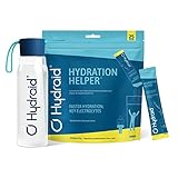 Hydraid® Hydration Helper I Kohlenhydrat-Elektrolyt Pulver I Sportgetränk I verbesserte Wasseraufnahme I Getränkepulver I Sport I Made in Germany (1x Zitrone + 1x Flasche)