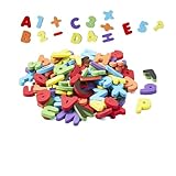 Weenwill Magnetische Buchstaben und Zahlen für Kinder,108 Kühlschrankmagnete für Kinder Magnetbuchstaben Magnetische Zahlentafel Lernspielzeug zum Lernen,Buchstabieren und Zählen