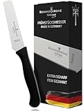 Schwertkrone Solingen Brötchenmesser Brotzeitmesser Frühstücksmesser Messer Tafelmesser rostfrei gezahnt spülmaschinengeeignet Made in Germany (1 Stk)