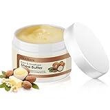 Sheabutter Bio Unraffiniert Kaltgepresst, 100% Shea Butter Bio, Shea Butter Creme Rein und Natürlich, Natural glatte Shea-Nuss-Körperbutter,Sheabutter Suitable for All Skin and Hair Types (120ml)