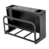 Küche Messerblock Messerhalter, Tisch und Wandbefestigung Knife Holder, Universal-Messeraufbewahrung für Messer Schneidbretter, Wandhalterung Blockhalter Küchenhelfer