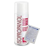 ISOPROPANOL - 200ml Spraydose - Isopropylalkohol - hochreines Lösungsmittel - Reinheit  99,9% - Universalreiniger - Cramolin - 4021411 inkl. 1 St. DEWEPRO® SingleScrubs - 2-Propanol IPA