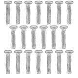 EMSea GB818 Flachkopfschrauben aus 304 Edelstahl, kleine Mini-Schrauben, Maschinenschrauben für industrielle gewerbliche Anwendungen (M1,4 x 6 mm), 100 Stück