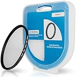UV Filter mit Filterbox, Ø 43 mm Sperrfilter, universal kompatibel mit Nikon, Canon, Sony, Glasfilter für Kameraobjektiv, blockiert ultraviolette Strahlen, Kamera Linsen Schutz, Schutzfilter Cover