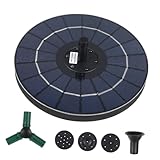 CIYODO Solarbrunnen Aufblasbare Schwimmbecken Solar Teichbelüfter Wasseraquarium Solar Springbrunnen Panel Solar Wasserbrunnen Für Den Außenbereich Solar Springbrunnenpumpe