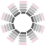 DOITOOL 10 Sätze Klebe indexstreifen mit Fluoreszierenden Pfeil markierungen Wiederverwendbare Haftnotizen für Bücher und Büro Praktische Transparente Lesestreifen in Pastellfarben Starke
