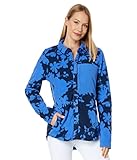 Burton Damen Standard Hearth Snap-Up Fleece-Shirt, Amparo Blue Camellia, Größe S