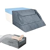 Helining Höhenverstellbare Venenkissen zum Beine Hochlagern - Ergonomisches Beinhochlagerungskissen - Kniekissen Beinkissen, für Lymphdrainage, zum Ausruhen, Beine bei Varizen, Ischias Linderung