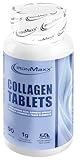 IronMaxx Collagen Tabletten - 90 Tabs | Mit Kollagenhydrolysat, Hyaluronsäure, Vitamin C, Zink & Biotin | 45 Portionen