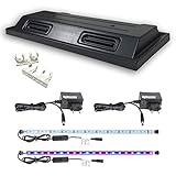ZooPaul Aquarium Terrarium Abdeckung Verschiedene Größen Pflanzenlicht Lampe Beleuchtung Deckel LED (100x40 1x LED 1x Pflanzen LED)