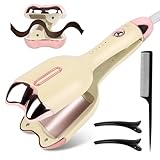 MXTIMWAN Lockenstab große Locken,Welleneisen für Haare,32mm Curler mit Keramikbeschichtung,Hair Curler Geeignet für Anfänger,Einstellbare Temperatur Curling Iron,Welleisen Schnelle Heizung Große Welle