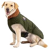 IREENUO Hundemantel Winter,Wasserdicht Hundejacke Winter für mittlere und große Hunde,Warm Hunde Winterjacke mit Verstellbare Gürtel & bauchschutz,Hunde Wintermantel für Herbst Winter,XL