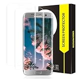 Bodyguard 2-Stück Schutzfolie für Panzerglas für Samsung Galaxy S7 Edge Folie, 3D-Volle Bedeckung Blasenfrei S7 Edge displayfolie, 9H Härte Anti-Kratz, Anti-Öl, HD Klar Displayschutzfolie für S7 Edge