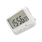 Robuste, programmierbare Stoppuhren, ABS-Schale mit Hintergrundbeleuchtung, stoßfest, Werkstatt-Timer, Werkzeug für Kochen, Experimente, multifunktionale Timer, keine Batterie erforderlich