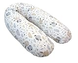 Emi&Sam Stillkissen 170cm Schwangerschaft Lagerungkissen Stillkissenbezug Ersatzbezug Bezug ((nur Bezug) 21. Waldfamilie)