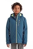killtec Jungen Funktionsjacke mit Kapuze/Winterjacke ist wasserdicht KOW 159 BYS JCKT, dunkel ozean, 140, 40915-000