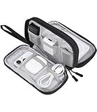 SOBEAU Kabeltasche, Elektronische Tasche Organizer, Kabeltasche Reise für Power Adapter, Kabel, Ladegerät, Powerbank, USB-Stick, Travel Organizer für Handyladekabel Elektronik Zubehör