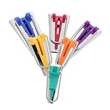 SHINEOFI 6 Stück Teiliges Schrägbandformer EIN Doppelt Gefaltetes Schrägband Werkzeug für DIY Nähen Quilten Stoffkantenbindung Vielseitiges Tape Maker Zubehör
