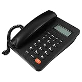UTHCLO Bürotelefon Kabelgebunden mit Großem Display Schnurgebundenes Festnetztelefon für Zuhause und Büro Einfache Bedienung Klare Sprachqualität Vielseitige Tasten Robustes Tischtelefon
