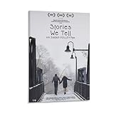 TMWHONG Filmposter 'Stories We Tell' (1) Klassisches Filmposter auf Leinwand, Kunst, Gemälde, Büro, Zuhause, Wanddekoration, 60 x 90 cm