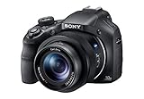 Sony DSC-HX400V Digitalkamera (20.4 Megapixel, 50-fach opt. Zoom, 7,5 cm (3 Zoll), WiFi/NFC) schwarz