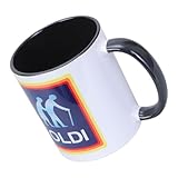XuQiZZpp Multifunktionale Keramik-Kaffeetasse, 350 ml, klassisches Design für Erwachsene, ideal für Kaffee, Tee, Milch und andere heiße Getränke