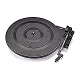 Phonograph-Zubehörteile, 28 cm, Vintage-Plattenspieler, 3 Geschwindigkeiten (33RMP/45RMP/78RMP) inkl