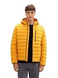 TOM TAILOR Denim Herren Lightweight Steppjacke mit Kapuze,35659 - Classic orange, M