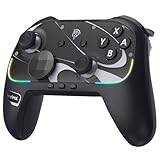 EasySMX S10 Wireless Controller Switch 2/ Switch 1/ PC mit Wake-up, In-Game Chat, TMR Joystick, mechanische Tasten, 1200mAh Batterie, Joystick mit austauschbar D-Pad & Frontplatten, 6-Axis Motion