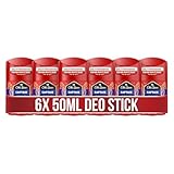 Old Spice Captain Deostick für Männer, 6x50ml , 24/7 Frischhh bei täglicher Anwendung, langanhaltender Duft in Parfumqualität, Schutz vor Gerüchen, Ohne Aluminiumsalze, unsichtbar auf Schwarz und Weiß