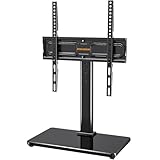 PERLEGEAR TV Standfuss TV Ständer Schwenkbar für 24-60 Flach & Curved Fernseher bis zu 45 KG, TV-Standfüße Höhenverstellbar & Fernsehständer Stabil,Universeller TV Standfuss Max.VESA 400x400 mm