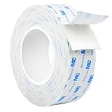 Yuwnd A Doppelseitiges Klebeband Extra Stark, Klebeband Doppelseitig für Den Innen und Außenbereich, Wasserdicht Double Sided Tape für Schwere Gegenstände Schaum