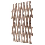 Windhager Holz-Spalier, Rankhilfe, Rankgitter, Holzzaun, Pflanzengitter zusammenfaltbar, variabel verstellbar, 45 x 180 cm, natur