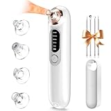 Mitesserentferner Porenreiniger Gesicht, 4 Modi Saugköpfe Pickelentferner, Wiederaufladbarer Porensauger Gesicht Mitesser Entferner zur Männer Frauen Gesichtsreinigung Akne Behandlung
