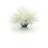 biOrb 46078 Aquarien Seelilie, weiß – kleine Aquariumdekoration (10 x 10 x 11 cm), detaillierte Wasserpflanze aus Kunststoff, für Süßwasseraquarien, Meerwasseraquarien
