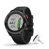 Garmin Approach S62 Bundle, Premium-Golf-GPS-Uhr mit 3 CT10 Club-Tracking-Sensoren, integriertem virtuellen Caddie, Kartierung und Vollfarbbildschirm, Schwarz