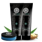 IntHim Enthaarungscreme Intimbereich Männer Doppelpack – Sanfte, gründliche Haarentfernungcreme ohne Rasur – Hair Removal Cream Intimbereich, Po & Hoden