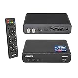 HUMAX HD Nano Digitaler SAT Receiver für Fernseher Mit Single Tuner, USB-Anschluss und 12V-Netzteil - Ideal für Camping